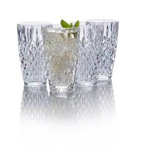 4 Mikasa Harding highball glass set